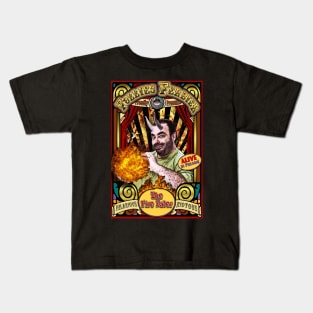 The Fire Eater Sideshow Poster Kids T-Shirt